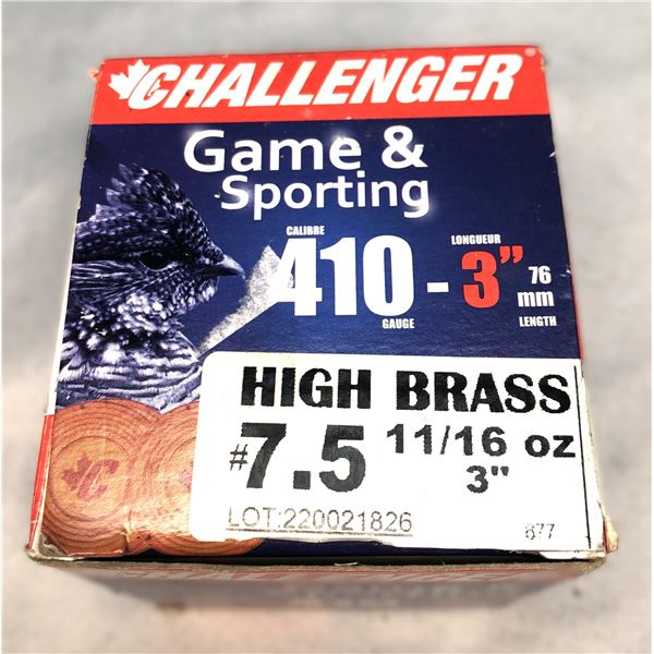 410 GAUGE Challenger - 25 Shells NIB