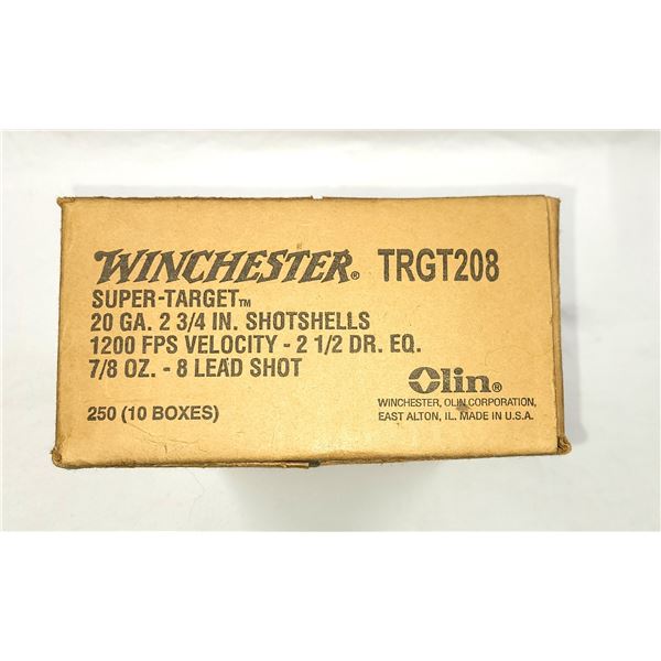 20 GAUGE Winchester CASE LOT - 250 Shells