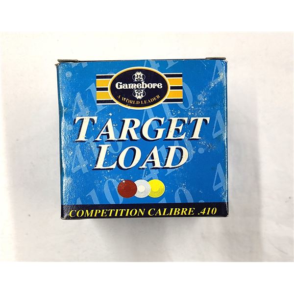 410 GAUGE Target Load - Gamebore 25 Shellls NIB