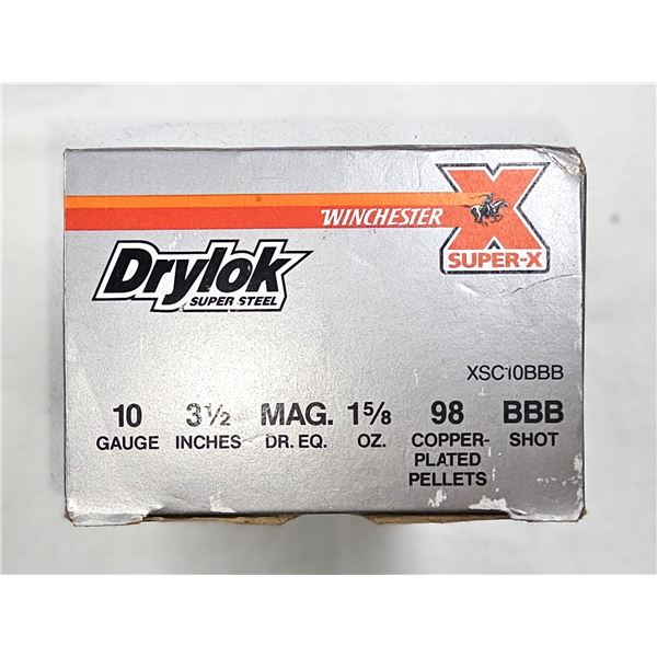 10 GAUGE 3.5 Inch BBB - Winchester 25 Shells