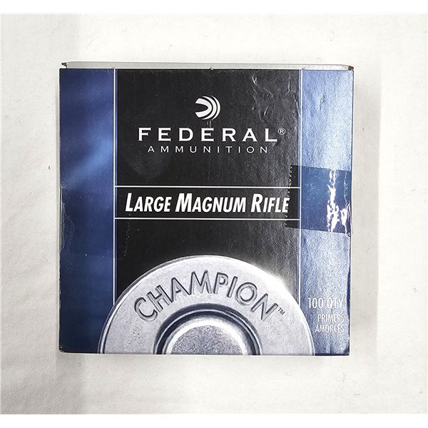 PRIMERS - Large Magnum Rifle Federal - 100 CT NIB