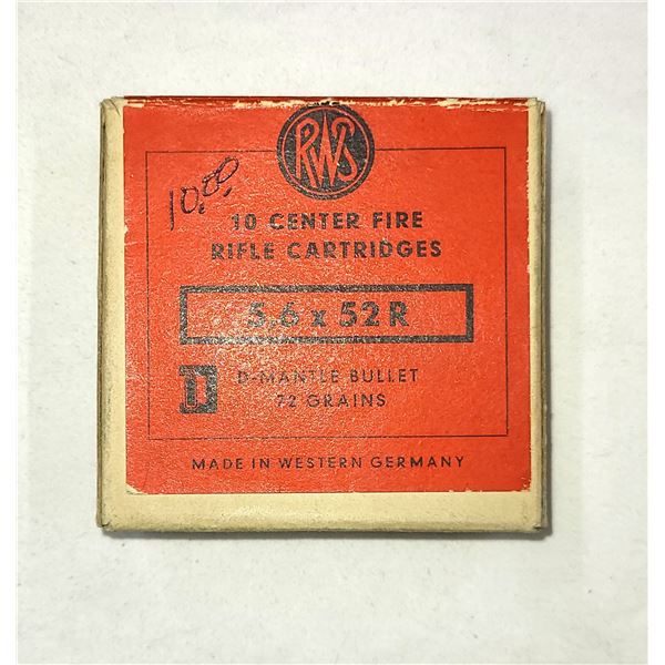 5.6 x 52R RWS - 10 Rds