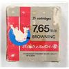 Image 1 : 7,65 BROWNING S&B Ammo - 25 Rds.