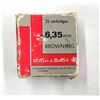 Image 1 : 6,35 BROWNING S&B Ammo - 25 Rds.