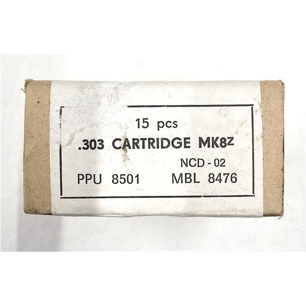 303 MK8Z PPU Ammo - 15 Rounds