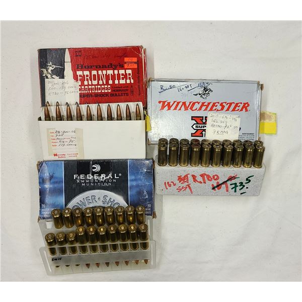7MM REM MAG Ammo Reloads - 56 Rounds