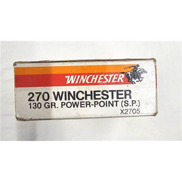 270 WIN 130 Grain Ammo - 20 Rds