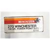 Image 1 : 270 WIN 130 Grain Ammo - 20 Rds