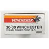 Image 1 : 30-30 WIN Ammo - 170 Grain PP - 20 Rds.