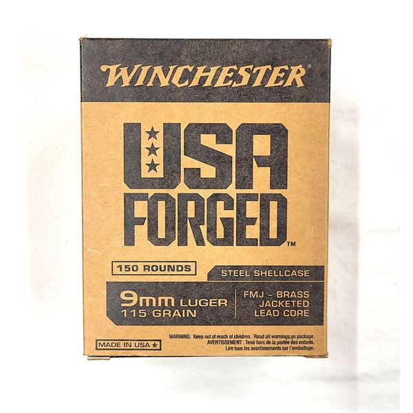 9MM LUGER FMJ - Winchester 115 Gr. - 150 Rds. NIB