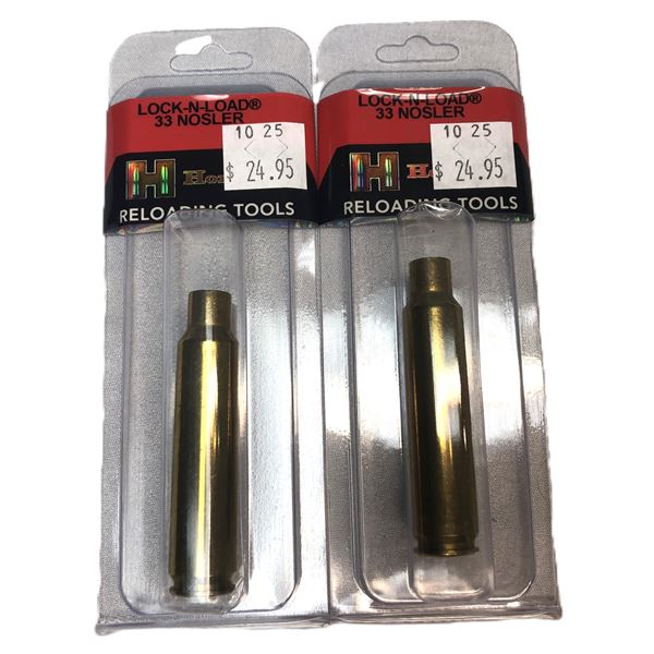 33 NOSLER Lock-N-Load x2 Hornady - NEW
