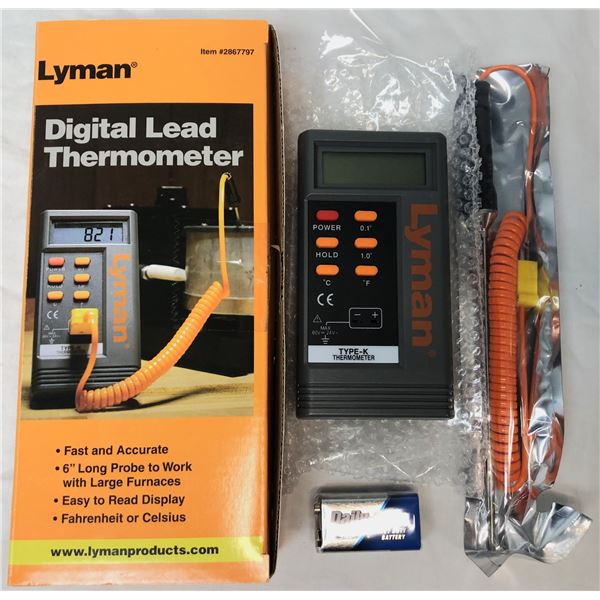Digital Lead Thermometer - Lyman w/ Box Battery NIB