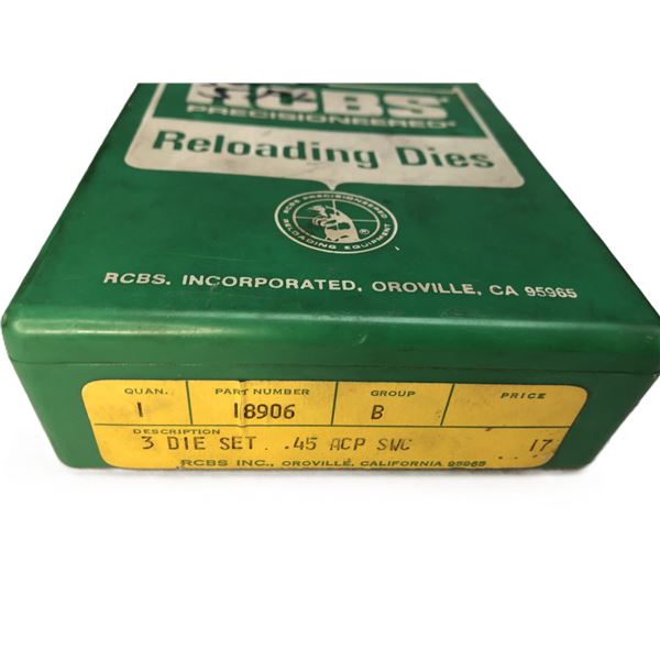 45 ACP Die Set - RCBS
