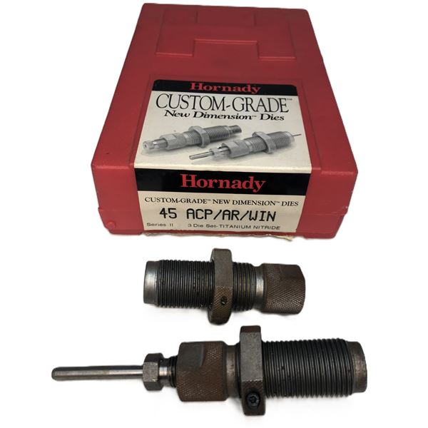 45 Caliber Die Lot - Hornady