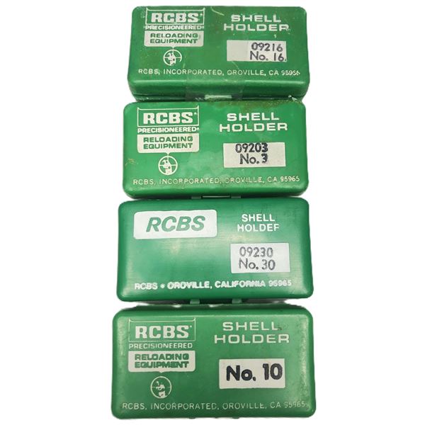 Shell Holder LOT RCBS x4