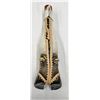 Image 3 : Taxidermy Animal Hide & Hoof Covered Bottle Vintage Curio