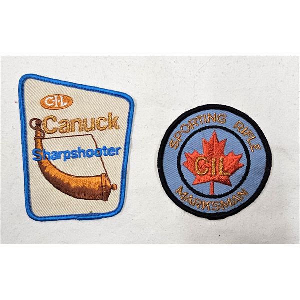 CIL Marksman & Sharpshooter Jacket Patches x2