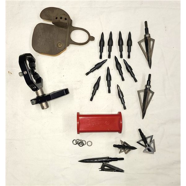 Archery Parts & Heads Lot