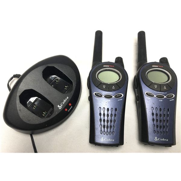 Walkie Talkie Lot - Cobra w/ Charger Stand