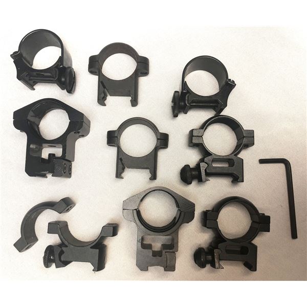 Scope Rings LOT x9