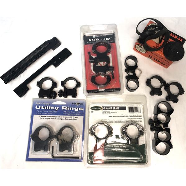 Scope Ring & Base Large LOT