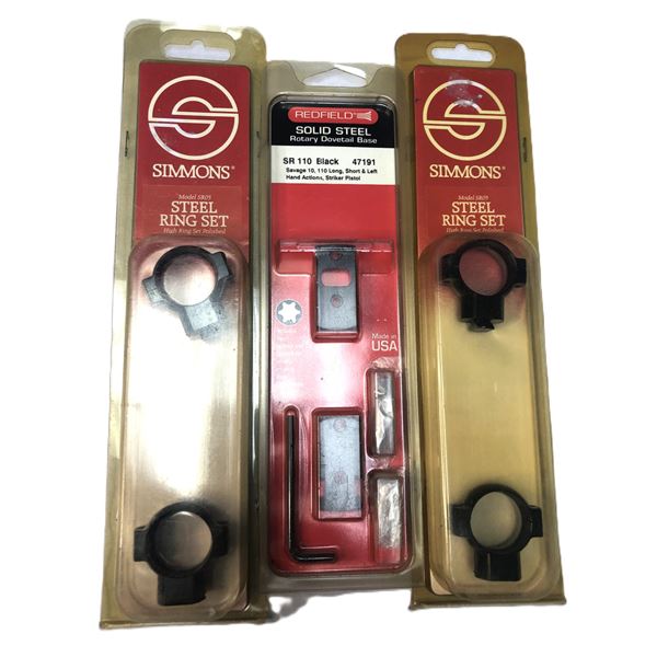 Scope Rings & Base Lot