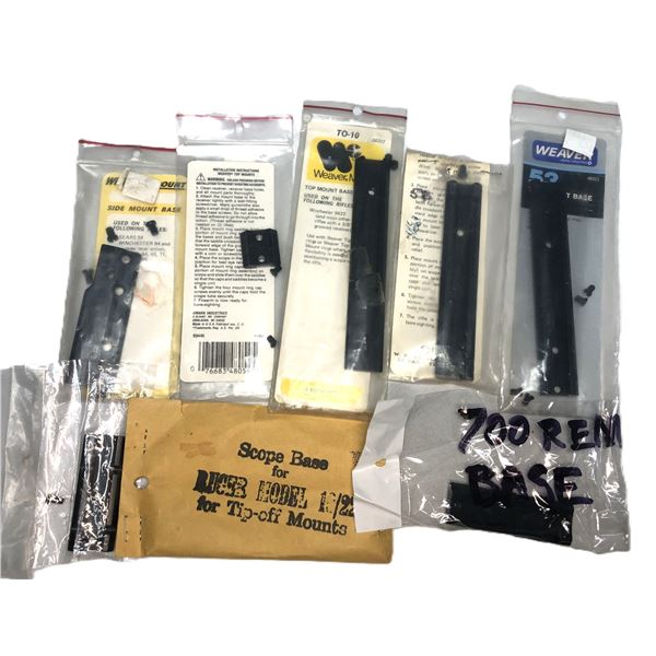 Weaver Top Mount Base Lot x8