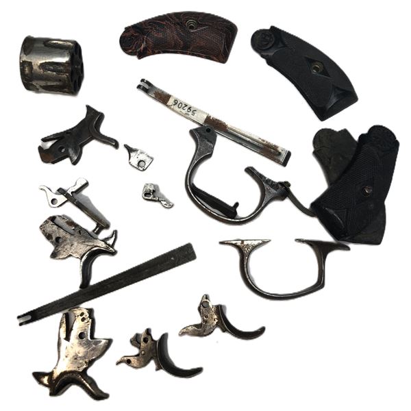 Vintage Belgian Revolver Parts LOT