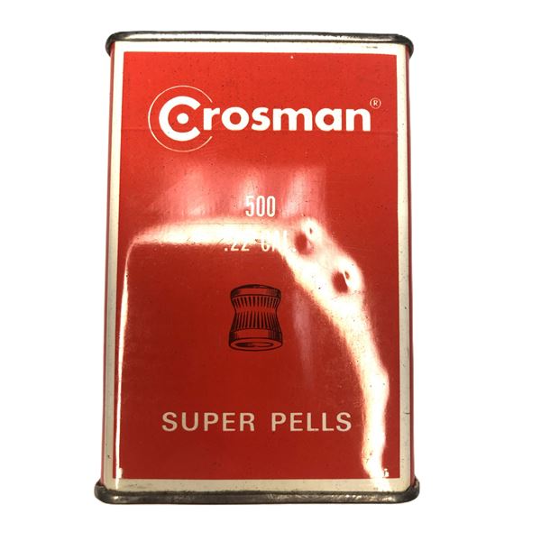 Vintage Crosman PELLET Tin - 22 Cal