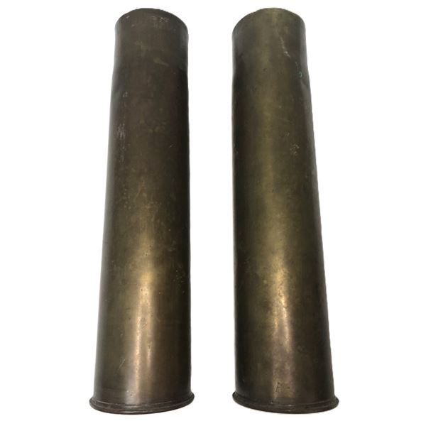 75MM Brass Shell Casings - 75 DEC
