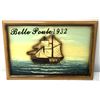 Image 1 : Belle Poule 1932 Ship Wooden 3D Display Sign