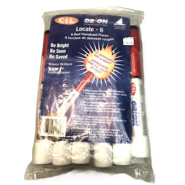 Handheld Marine Flares x6