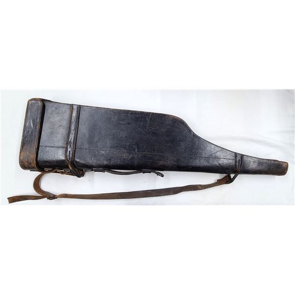 Mutton Leg Hard Leather GUN CASE - 30 inch