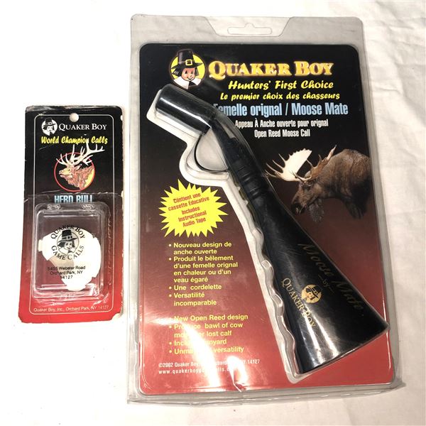 Quaker Boy Moose Mate call and ELK Herd Bull Game call  - NEW