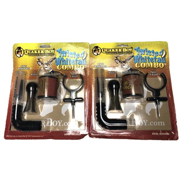 Quaker Boy Twisted WHITETAIL Combo Kits x2
