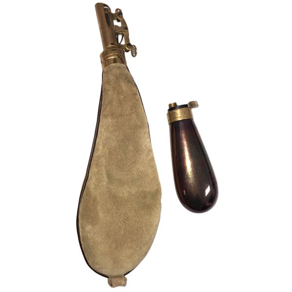 Gun Powder Muzzle Loader FLASKS x2