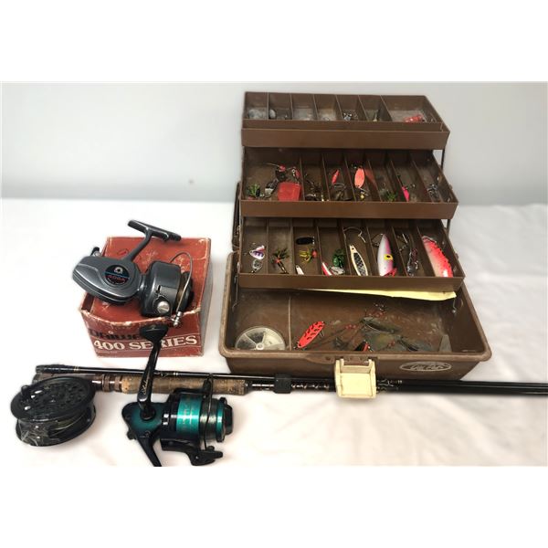 Fishing Rods, Reels & Supplies LOT