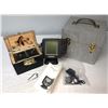 Image 1 : Hummingbird Wide 100 Fish Finder Locator with Batterys & Books - Untested