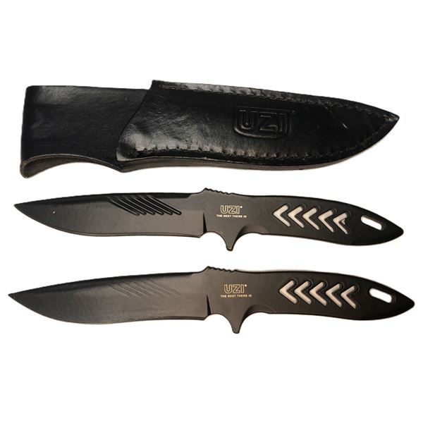 UZI Throwing Knives w/ Sheath