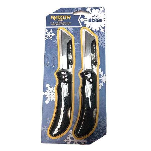 Outdoor Edge Razor Work Knives x2 - NEW