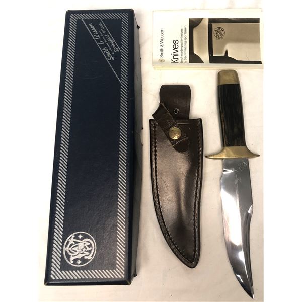 S&W 6010 Vintage BOWIE Kinfe w/ Box & Sheath