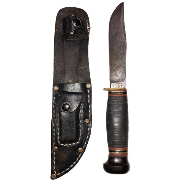 Marbles VINTAGE Hunting Knife w/ Sheathj