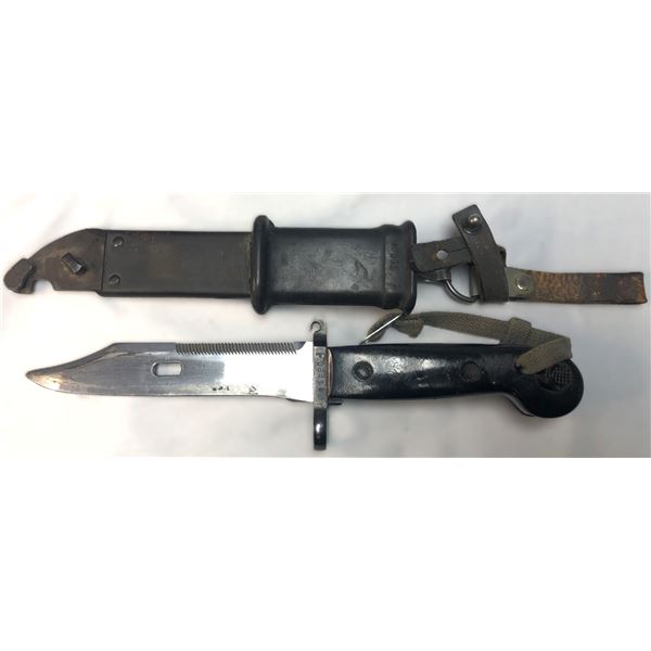 East German Model 59 Type 1 Bayonet w/ Scabbard