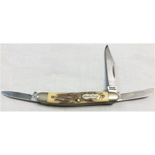 Schrade Small Uncle Henry Triple Knife Folder