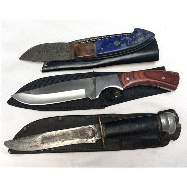 Hunting Knives LOT x3