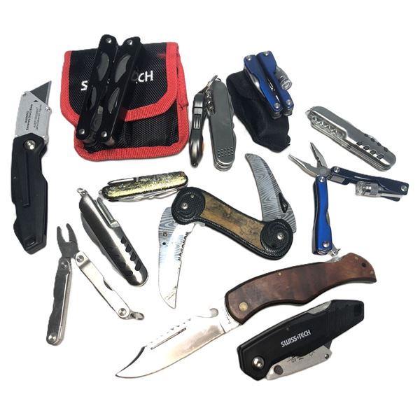 Multitool & Knife LOT x12
