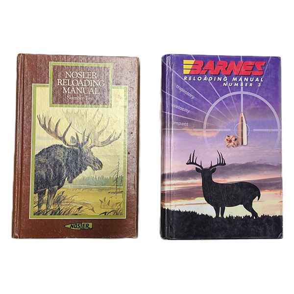 Nosler & Barnes Reloading Books x2