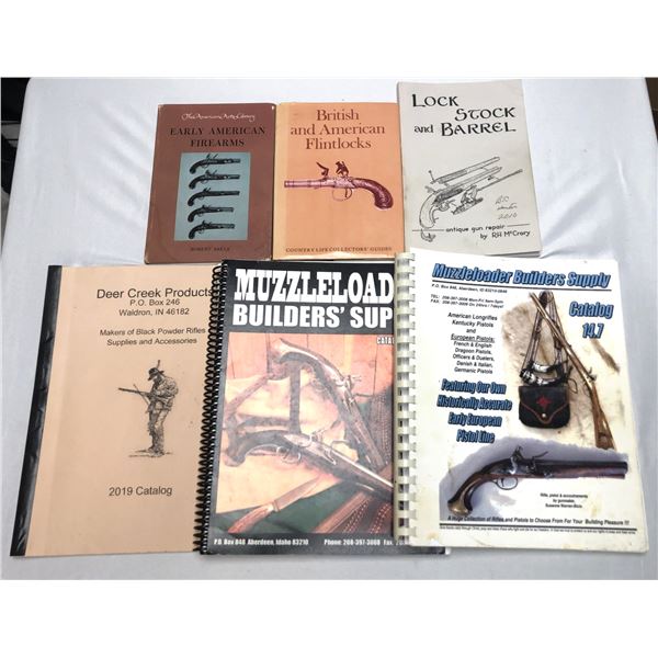 Muzzleloader & Vintage Firearms Book LOT x6