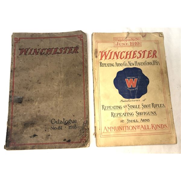 Winchester VINTAGE Catalogs x2 - 1910 & 1918