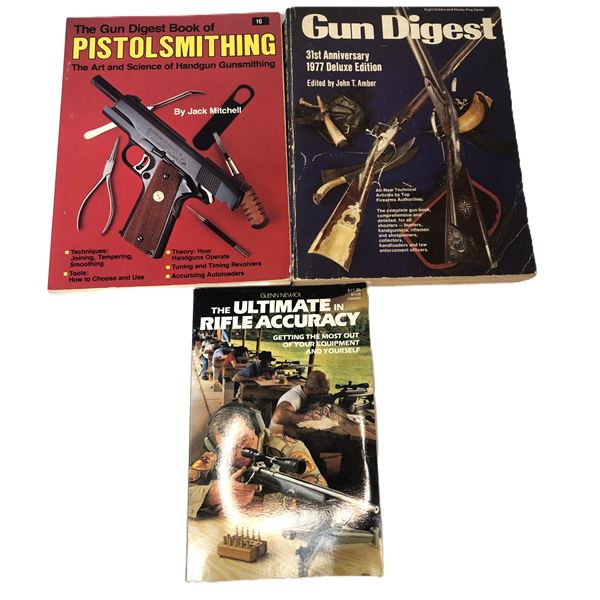 Firearm Book Lot - Accuracy, Digest, Smithing